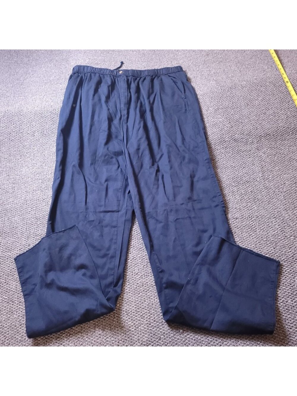 KingSize Elastic Pants Mens 2XL x40 T  Big Tall Blue Chino Khaki Cotton 40-42